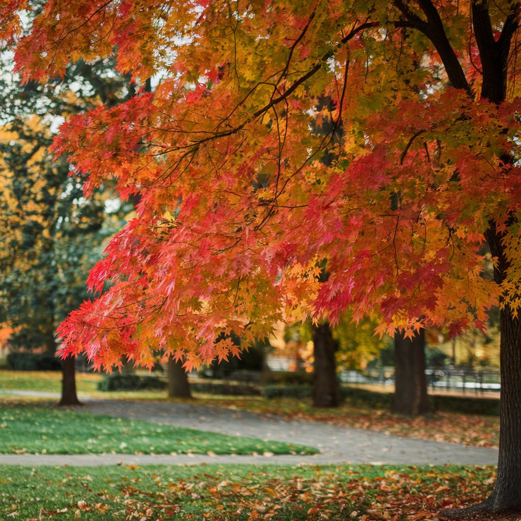 a photo of a maple tree with vibrant orange and re HpbTS xyRouApa3oDh17KA Tk6czDjtQbWw Kqv9CKf g