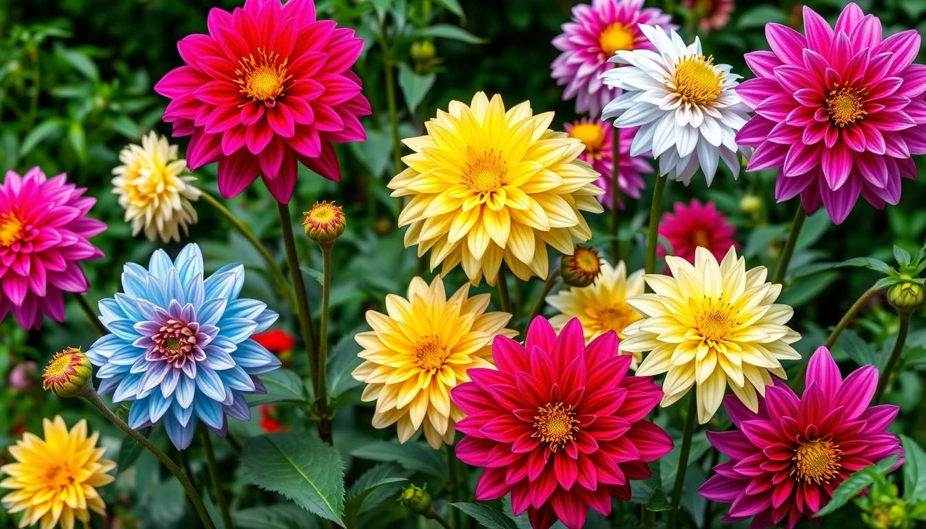 dahlia flowers