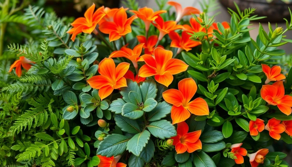 orange flowers