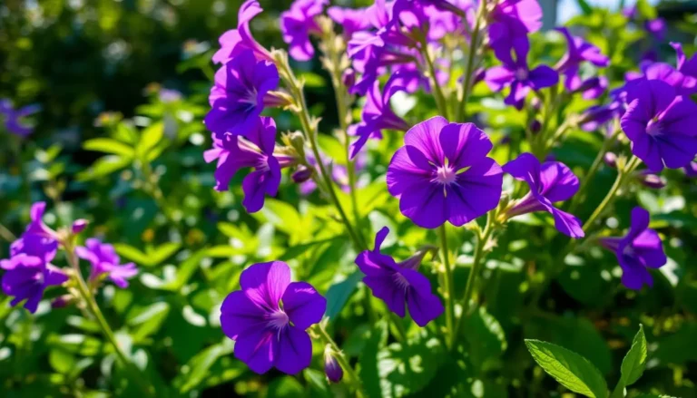 violet flowers