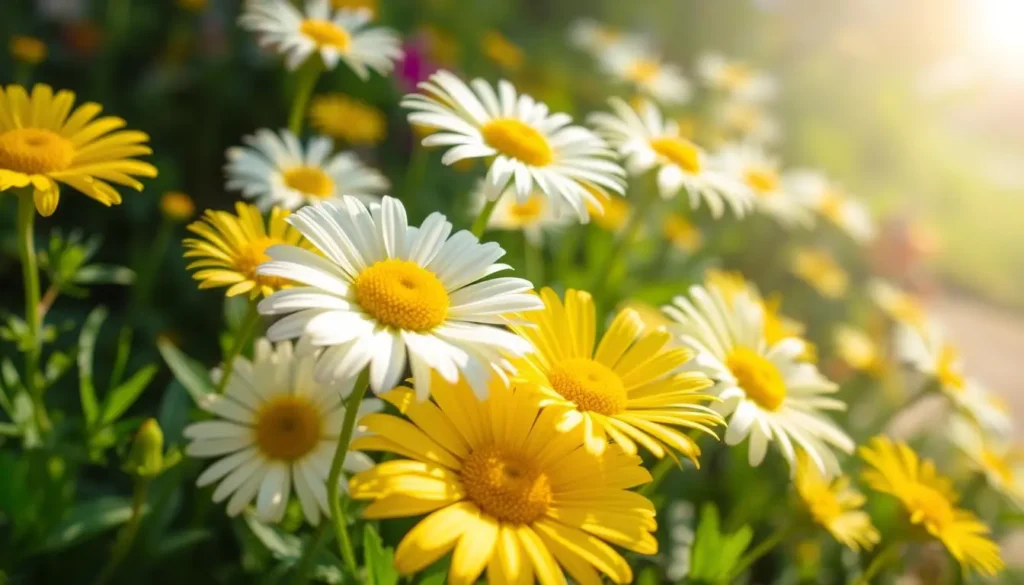 yellow and white daisy