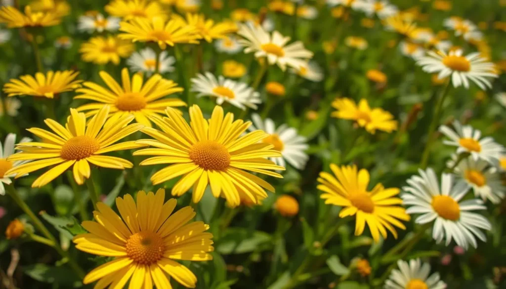 yellow and white daisy